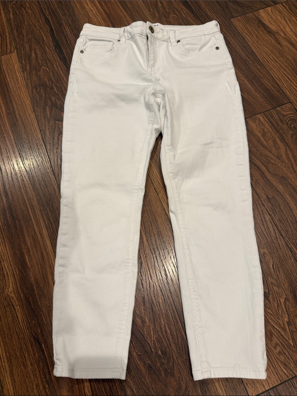 Pistola White Classic crop skinny Jeans